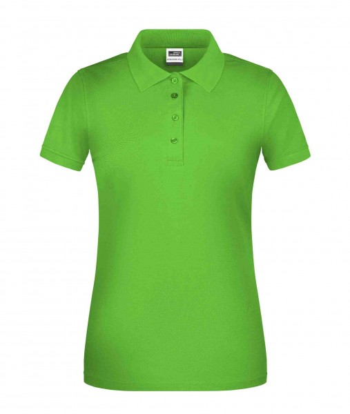 Ladies&#039; BIO Workwear Polo JN873, lime-green