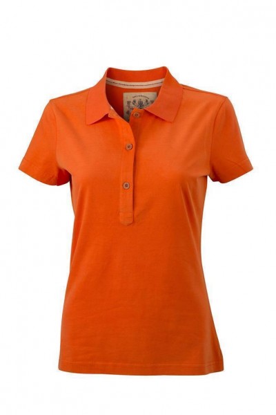 Ladies&#039; Vintage Polo, Polos, dark-orange