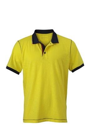 Men&#039;s Urban Polo, Polos, yellow/navy
