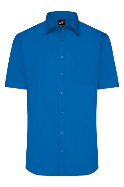 Men&#039;s Shirt Shortsleeve Poplin JN680, royal