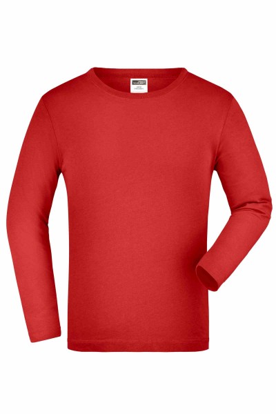 Junior Shirt Long-Sleeved Medium JN913K, red