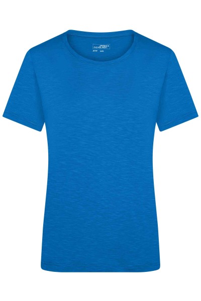 Ladies&#039; Slub T-Shirt JN749, bright-blue