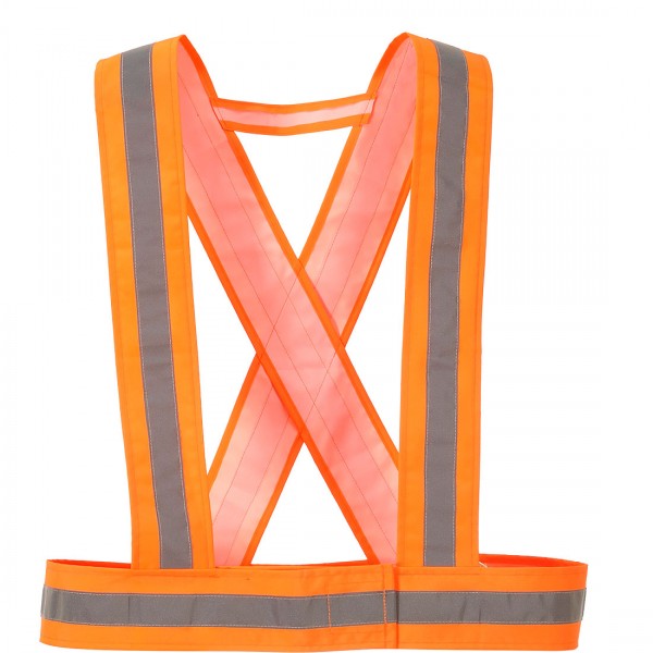 Warnschutz Geschirr, HV55, Orange