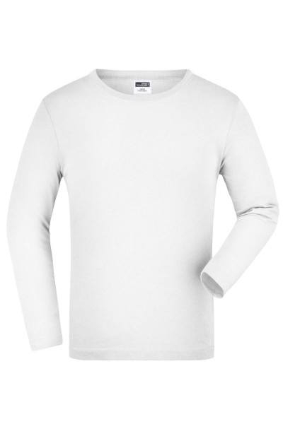 Junior Shirt Long-Sleeved Medium JN913K, white