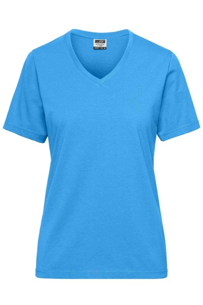 Ladies&#039; BIO Workwear T-Shirt JN1807, aqua