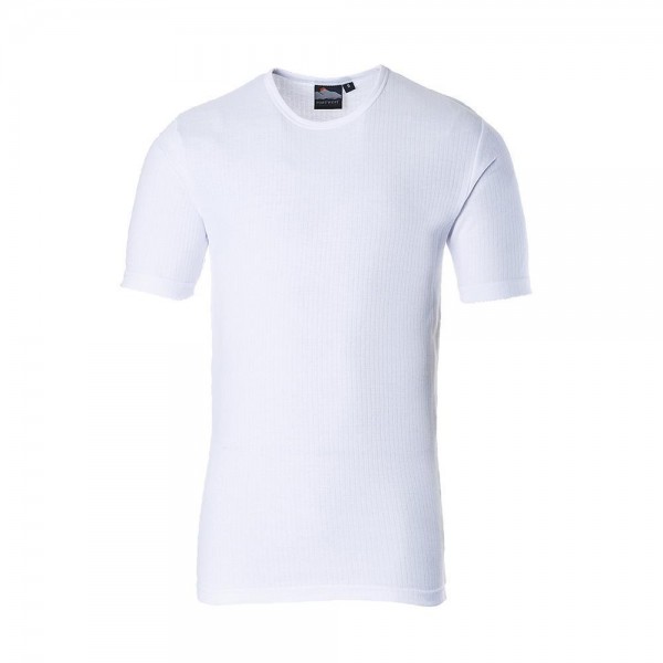 Kurzarm Thermo-T-Shirt, B120, Weiß
