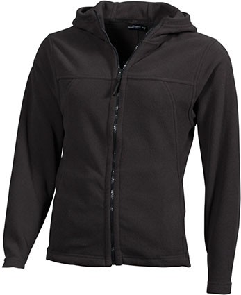Girly Microfleece Jacket Hooded, Jacken, dark-grey