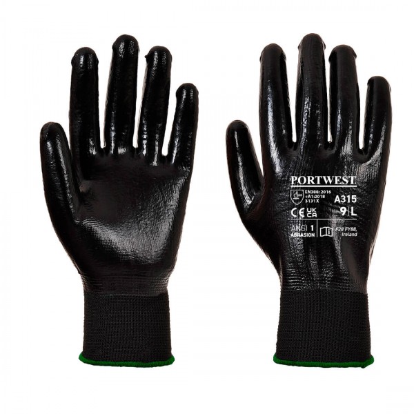 All-Flex Grip Handschuh, A315, Schwarz