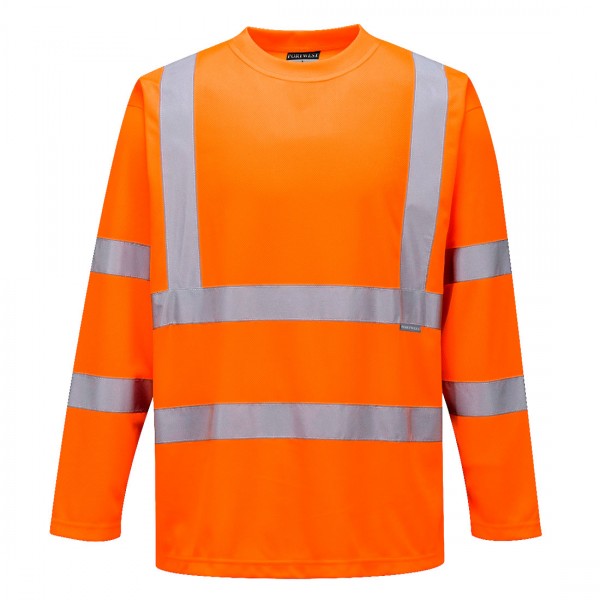 Warnschutz Langarm-T-Shirt , S178, Orange