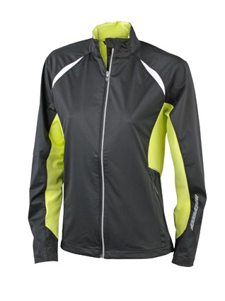 Ladies' Sports Jacket Windproof, Jacken, black/acid-yellow