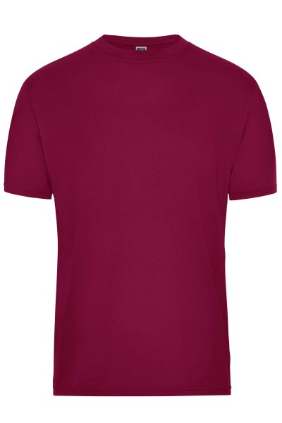 Men&#039;s BIO Workwear T-Shirt JN1808, wine
