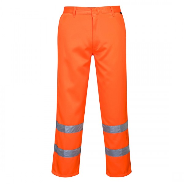 Warnschutzhose aus Polyester-Baumwolle , E041, Orange