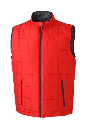 Men&#039;s Padded Light Weight Vest JN1037, red/black
