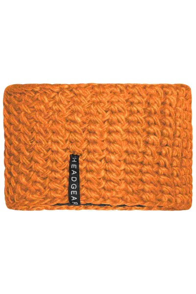 Crocheted Headband, orange, MB7947, one size