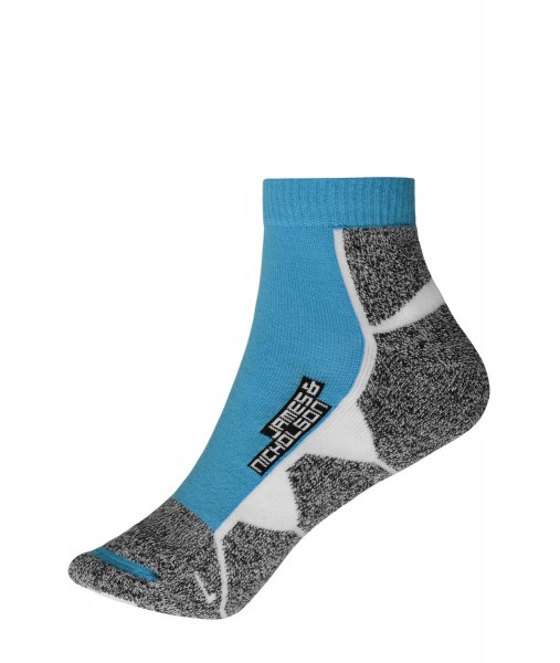 Sport Sneaker Socks JN214, bright-blue/white