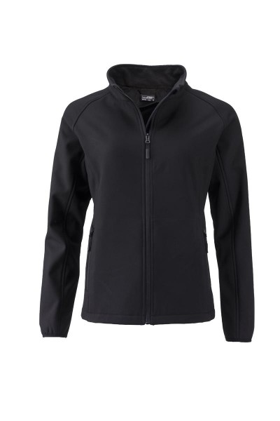 Ladies&#039; Promo Softshell Jacket JN1129, black/black