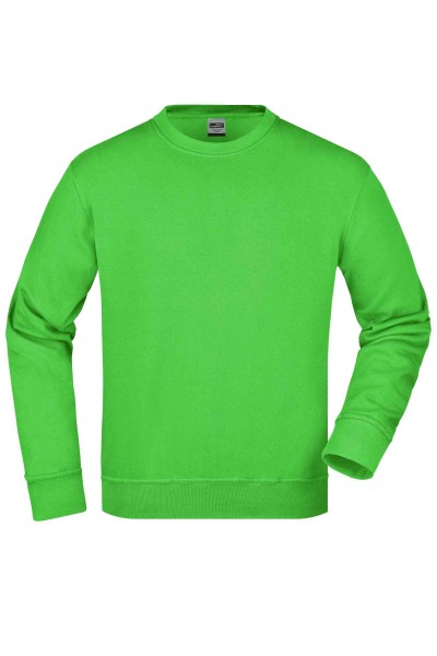Workwear Sweatshirt JN840, lime-green