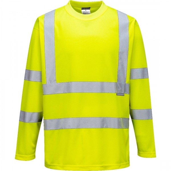 Warnschutz Langarm-T-Shirt , S178, Gelb